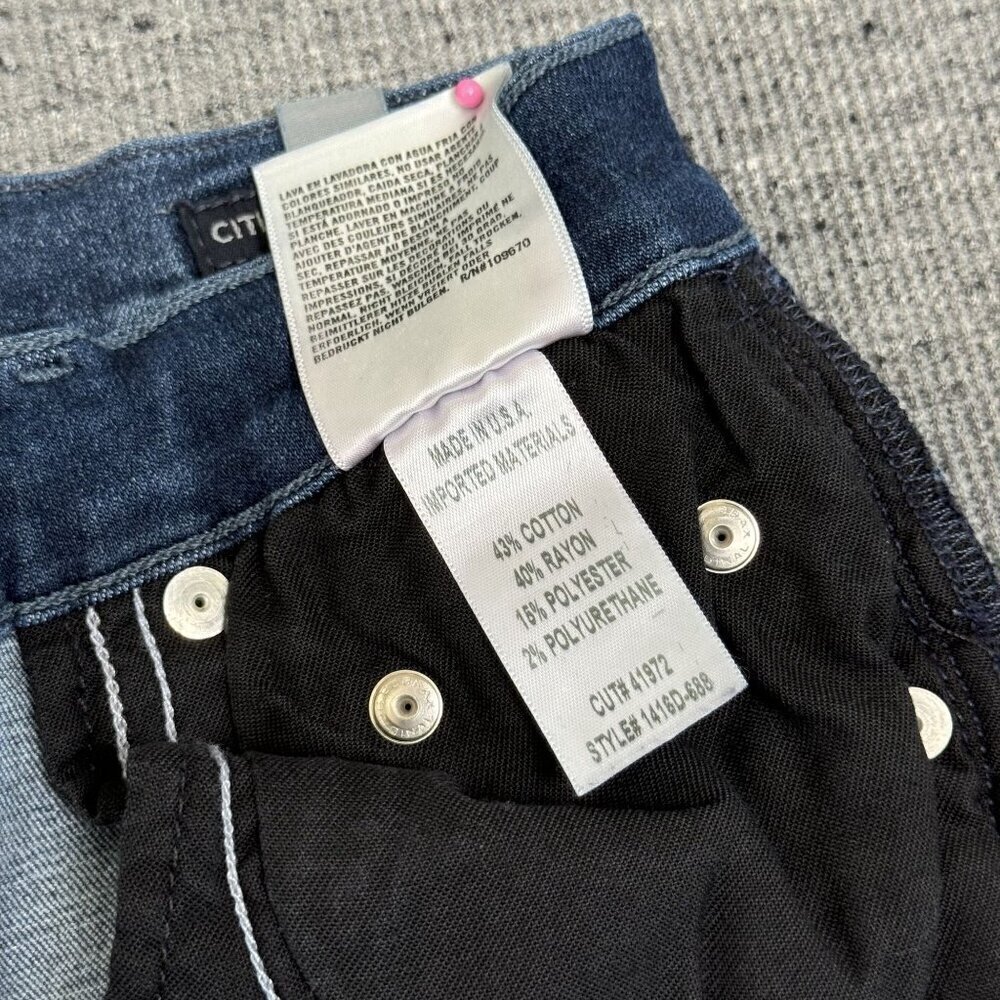 Citizens Of Humanity Rocket Women's Ankle Mid Rise Skinny Dark Denim Size 28 - Picture 12 of 15
